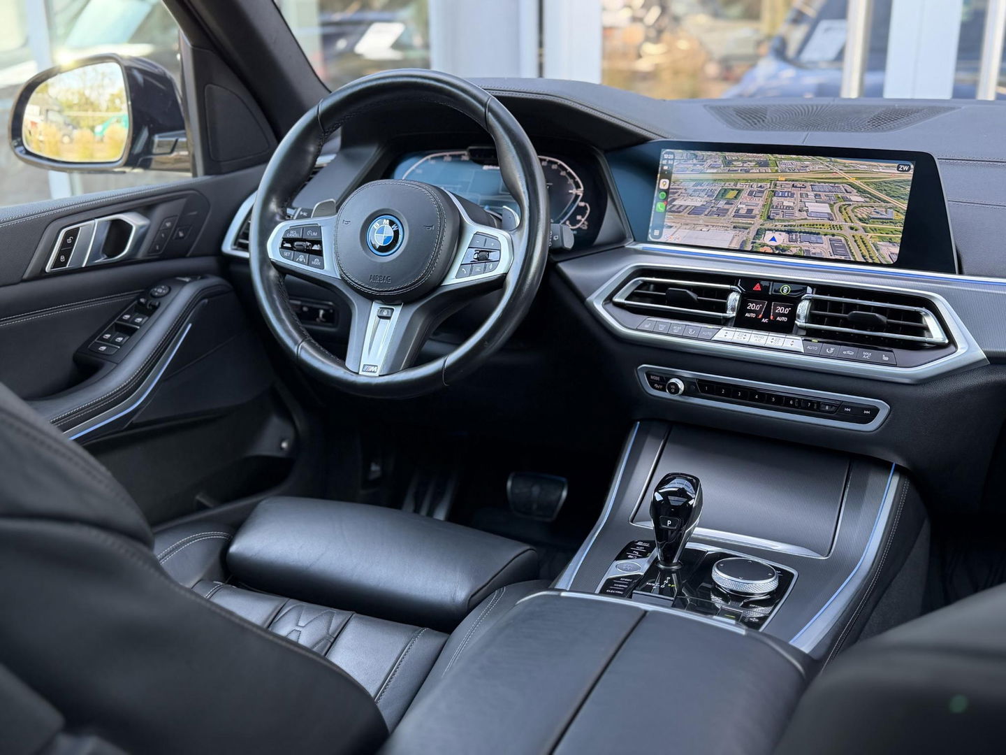 BMW X5 xDrive45e High Ex. M-Sport|Individual|SOH93%|Pano|Laser|CoPilot|21"|HUD|HIFI|Trekhaak|Tansanit