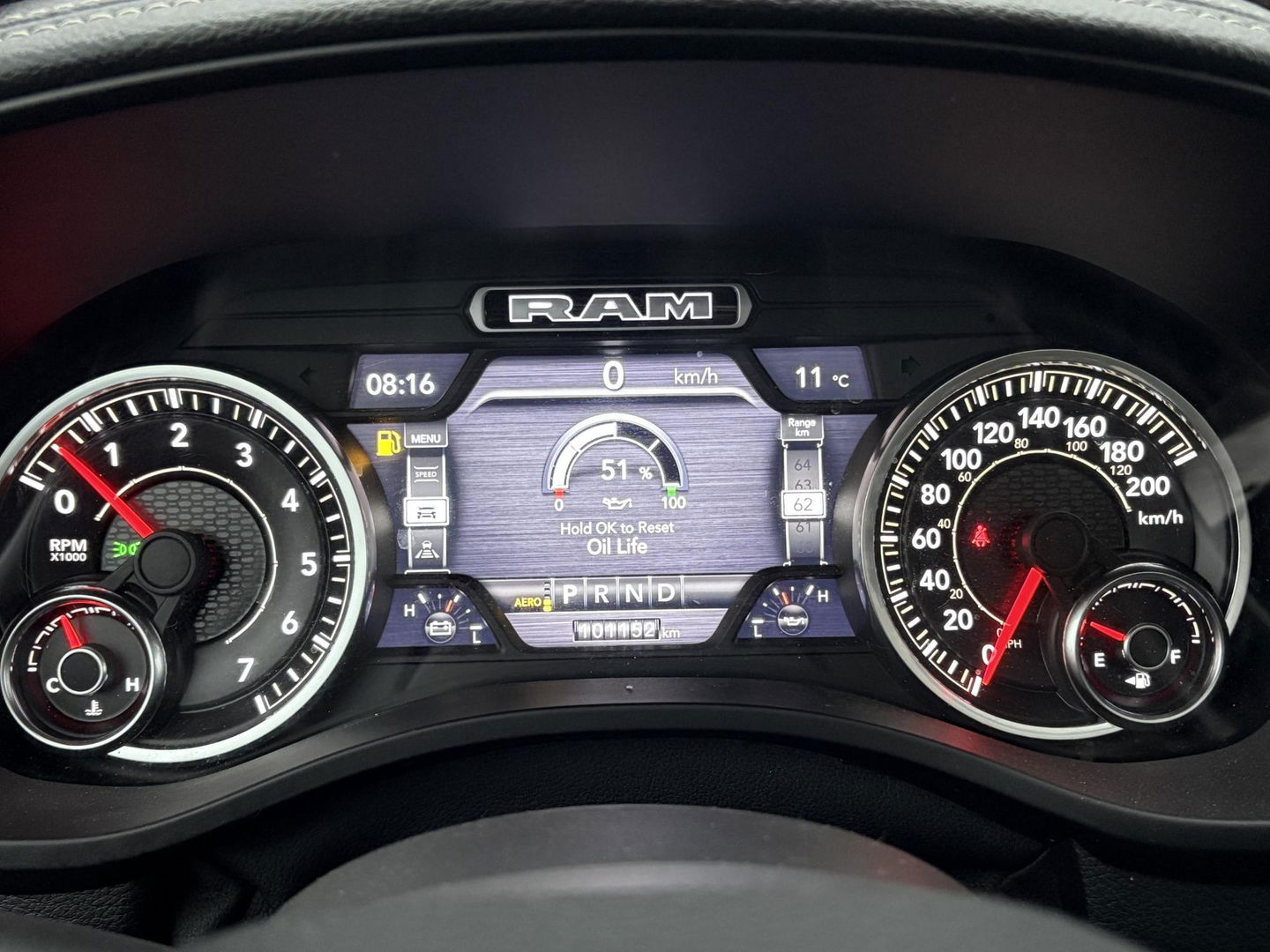 Dodge Ram Pick-Up 1500 5.7 V8 Laramie Crew Cab NIGHT PACK | LEDER/ALCANTARA | ADAPTIVE CRUISE | LED | 360 CAMERA