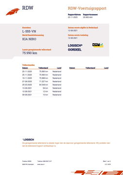 Kia Niro 1.6 GDi Hybrid DynamicPlusLine, 100% Onderhouden!