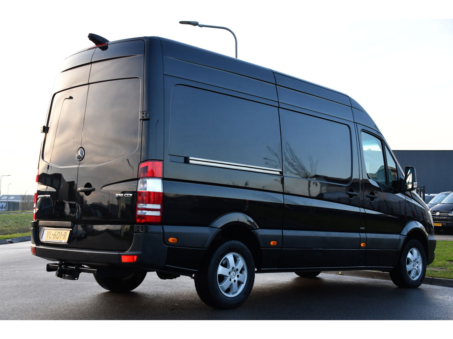 Mercedes-Benz Sprinter 316 2.2 CDI 366 Black Edition Camera, Cruise, Stoelverwarming, 164pk, Automaat, Multimedia, Trekhaak, Uniek!