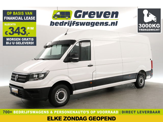 Volkswagen Crafter - 35 2.0 TDI 140PK L4H3 | Euro6 | 3000kg Trekgew. | Trekh. | Airco | Cruise | 3-Zits | Camera | Carplay | Navi