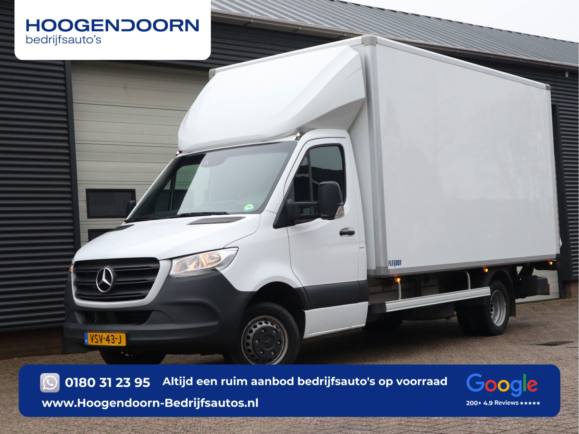 Mercedes-Benz Sprinter 515 CDI Automaat - Bakwagen Laadklep Zijdeur - Trekhaak - Mbux