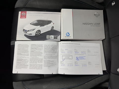 Nissan Leaf Tekna 40 kWh (SOH-83%) (INCL-BTW) *AUT | LUXURY-LEATHER | FULL-LED | BOSE-AUDIO | TOPVIEW | DAB | KEYLESS | NAVI-FULLMAP | DAB | HEATED-COMFORTSEATS | PRIVACY-GLASS | ADAPTIVE-CRUISE | 17''ALU*