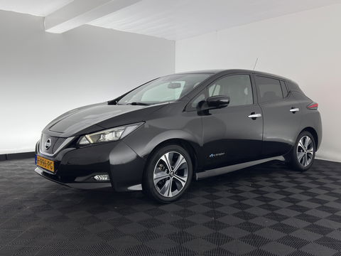 Nissan Leaf Tekna 40 kWh (SOH-83%) (INCL-BTW) *AUT | LUXURY-LEATHER | FULL-LED | BOSE-AUDIO | TOPVIEW | DAB | KEYLESS | NAVI-FULLMAP | DAB | HEATED-COMFORTSEATS | PRIVACY-GLASS | ADAPTIVE-CRUISE | 17''ALU*