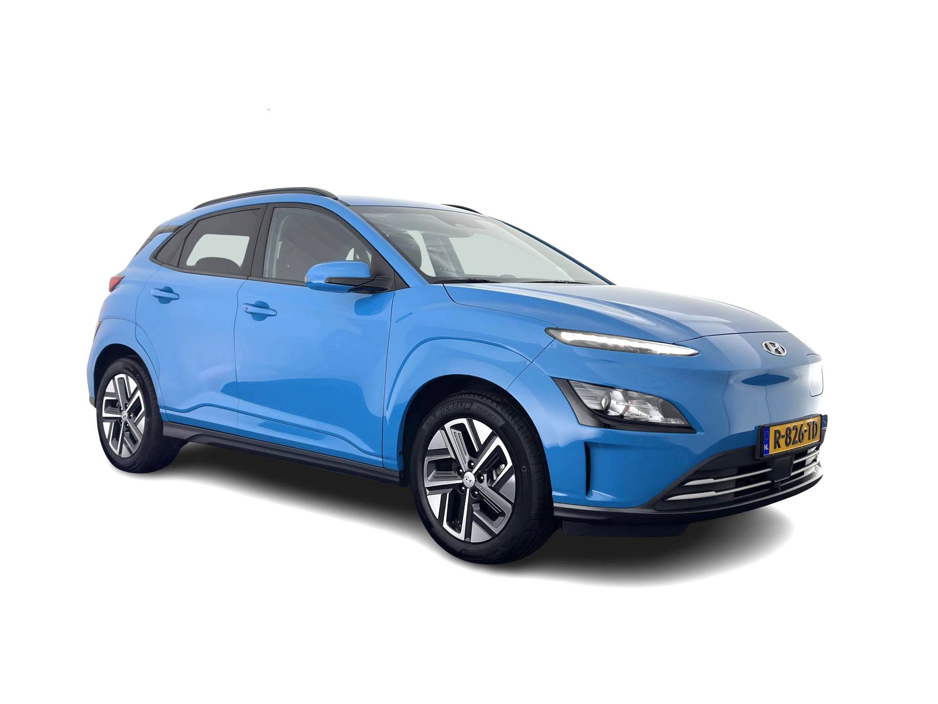 Hyundai KONA EV Fashion 39 kWh [ 3-Fase ] {SOH-100%} (INCL.BTW) NEW MODEL Aut. *HEATPUMP | HEAD-UP | NAVI-FULLMAP | DIGI-COCKPIT | FULL-LED | KRELL-AUDIO | LANE-ASSIST | KEYLESS | CAMERA | SHIFT-PADDLES | DAB | ADAPT.CRUISE | COMFORT-SEATS | 17