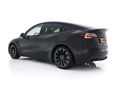 Tesla Model Y Performance AWD 75 kWh {SOH-84%} [ 3-Fase ] (INCL-BTW) Aut. *PANO | AUTO-PILOT | LUXURY-LEATHER | TOP-VIEW | NAVI-FULLMAP | MATRIX-LED | DIGI-COCKPIT | KEYLESS | CAMERA | DAB+ | HEATED-COMFORTSEATS | PRIVACY-GLASS | 21''ALU*