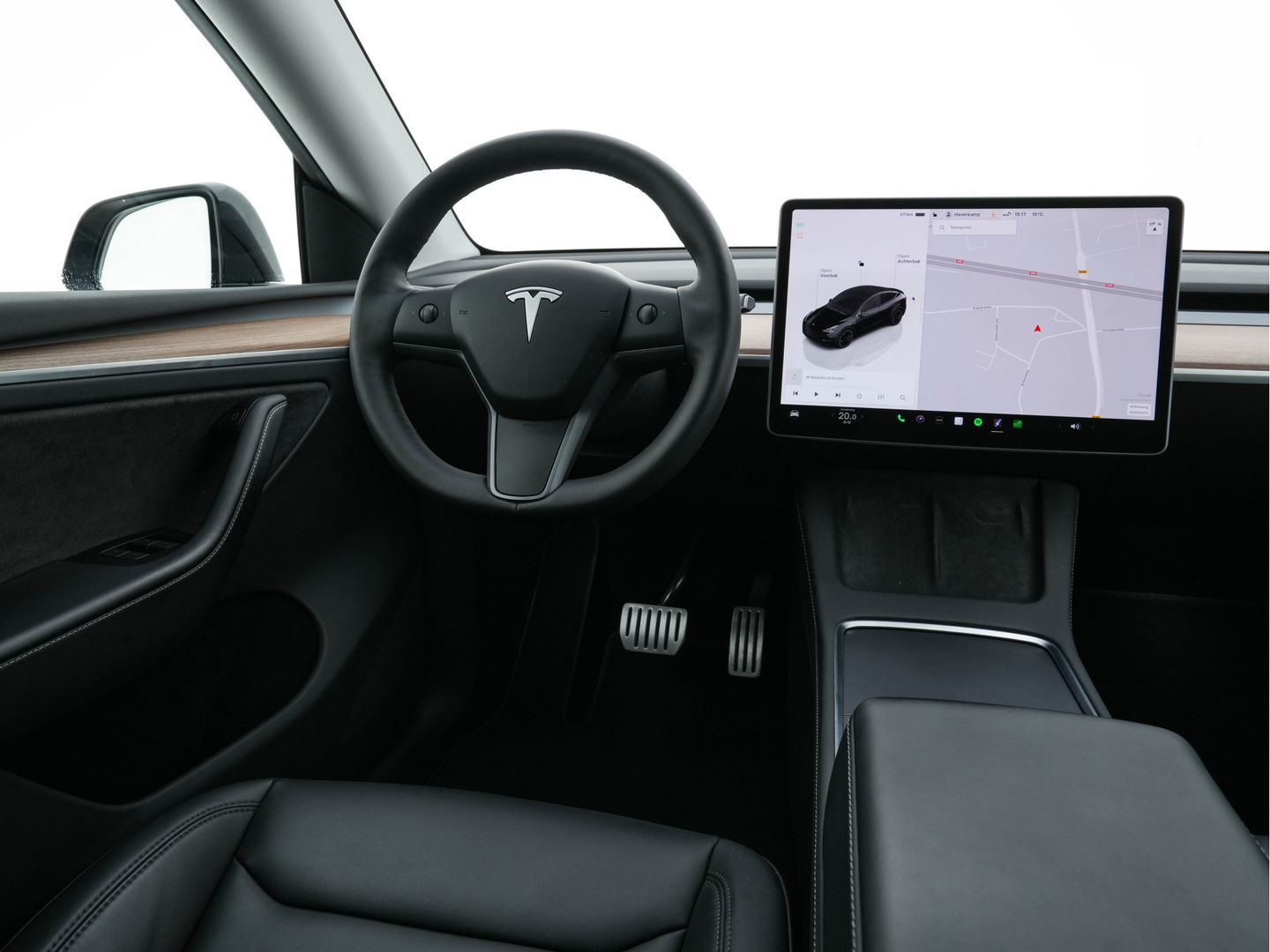 Tesla Model Y Performance AWD 75 kWh {SOH-84%} [ 3-Fase ] (INCL-BTW) Aut. *PANO | AUTO-PILOT | LUXURY-LEATHER | TOP-VIEW | NAVI-FULLMAP | MATRIX-LED | DIGI-COCKPIT | KEYLESS | CAMERA | DAB+ | HEATED-COMFORTSEATS | PRIVACY-GLASS | 21''ALU*