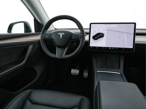 Tesla Model Y Performance AWD 75 kWh {SOH-84%} [ 3-Fase ] (INCL-BTW) Aut. *PANO | AUTO-PILOT | LUXURY-LEATHER | TOP-VIEW | NAVI-FULLMAP | MATRIX-LED | DIGI-COCKPIT | KEYLESS | CAMERA | DAB+ | HEATED-COMFORTSEATS | PRIVACY-GLASS | 21''ALU*