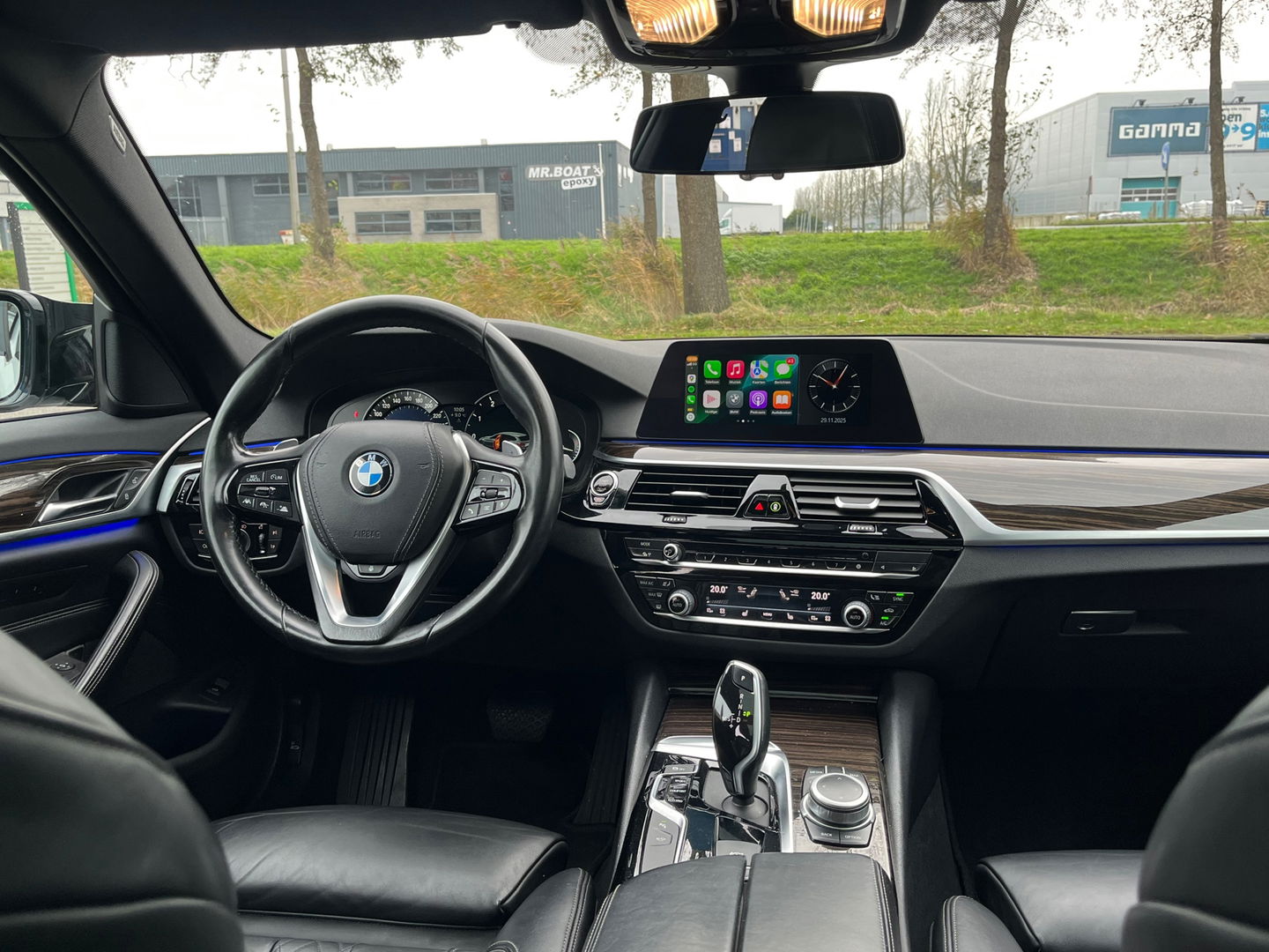 BMW 5 Serie Touring 540i xDrive High Exe M-Sport|Pano|Head-Up|ACC|Memory|360Camera|Keyless|Leder|Carplay