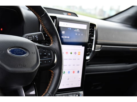 Ford Ranger 2.0 Super Cab EcoBlue Wildtrak Adaptieve Cruise, 360 Camera, Carplay, 3500kg Trekhaak, LEDER, LED, 204pk, Automaat, Uniek!