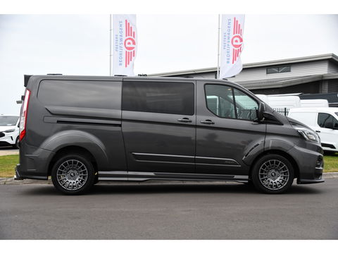 Ford Transit Custom 320 2.0 TDCI DC L2H1 MS-RT Adaptieve Cruise, Camera, 185PK, Carplay, Multimedia, Trekhaak, Automaat, 2 x Schuifdeur, UNIEK!