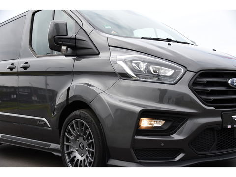 Ford Transit Custom 320 2.0 TDCI DC L2H1 MS-RT Adaptieve Cruise, Camera, 185PK, Carplay, Multimedia, Trekhaak, Automaat, 2 x Schuifdeur, UNIEK!