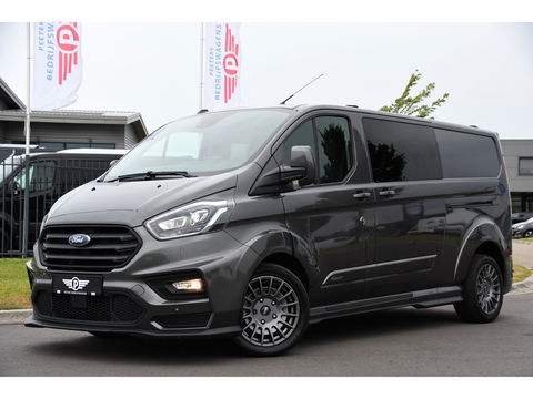 Ford Transit Custom 320 2.0 TDCI DC L2H1 MS-RT Adaptieve Cruise, Camera, 185PK, Carplay, Multimedia, Trekhaak, Automaat, 2 x Schuifdeur, UNIEK!