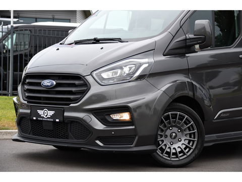 Ford Transit Custom 320 2.0 TDCI DC L2H1 MS-RT Adaptieve Cruise, Camera, 185PK, Carplay, Multimedia, Trekhaak, Automaat, 2 x Schuifdeur, UNIEK!