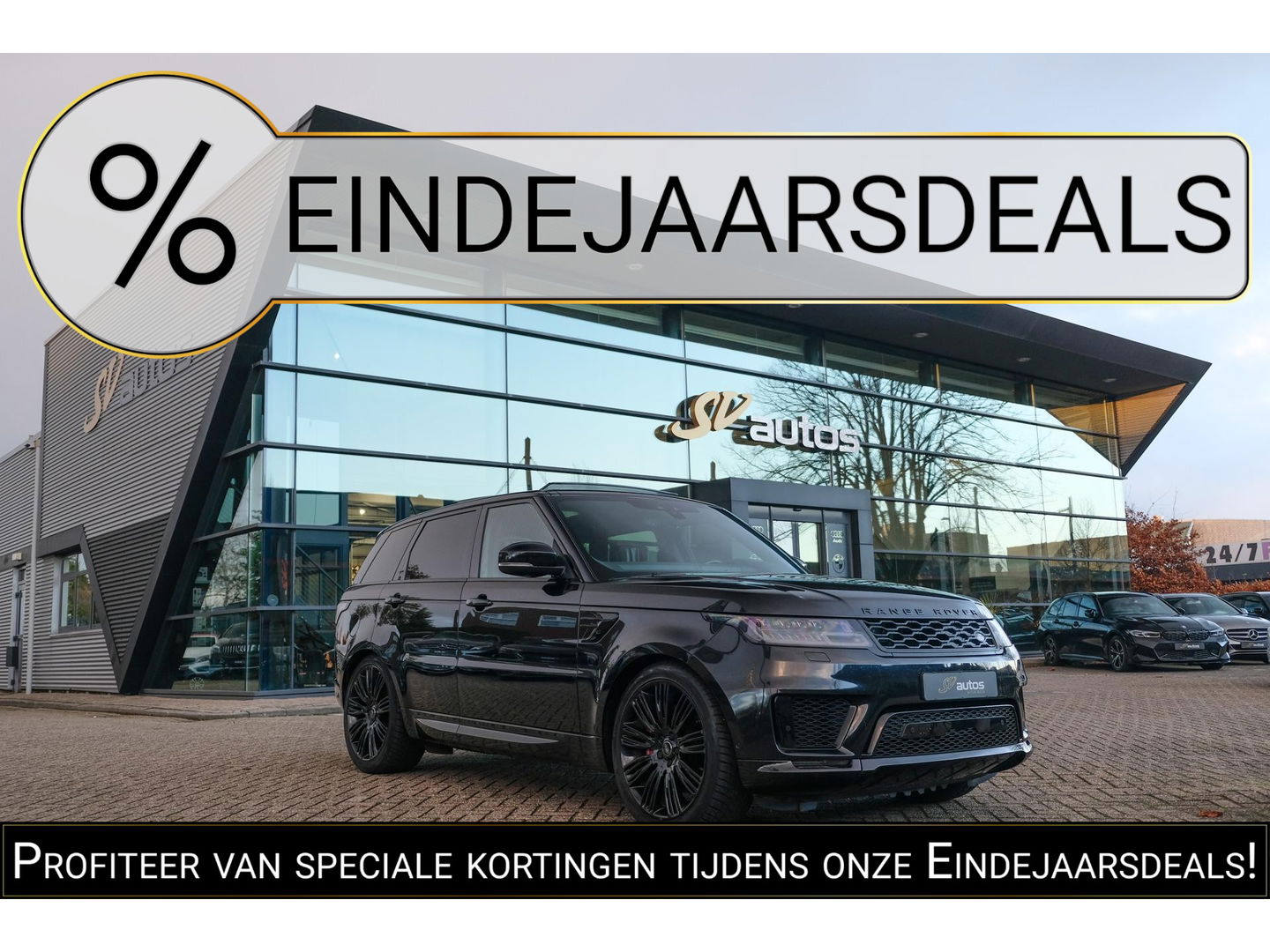 Land Rover Range Rover Sport P400e 404pk Autobiography Dynamic Panoramadak Carbon 22" LMV Alcantara NLauto VOL!!