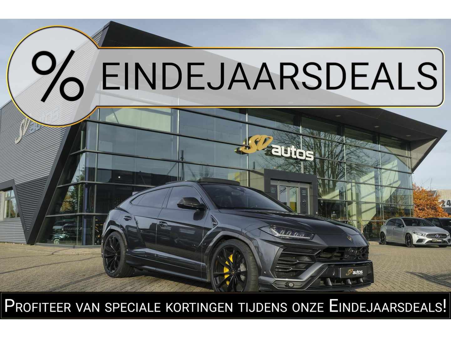 Lamborghini Urus 4.0 V8 650pk Panoramadak NLauto 4-seat config Carbon Bang&Olufsen 4-wielsturing Massage Stoelkoeling 23" LMV