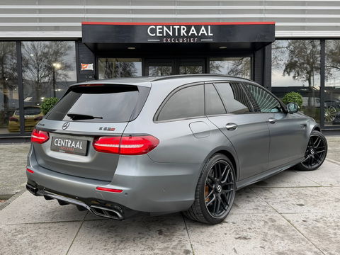 Mercedes-Benz E-Klasse Estate 63 S AMG 4MATIC+|Pano|Keramisch|Massage|Burmester|Head-Up|Memory|360Camera|Keyless|Leder|612PK