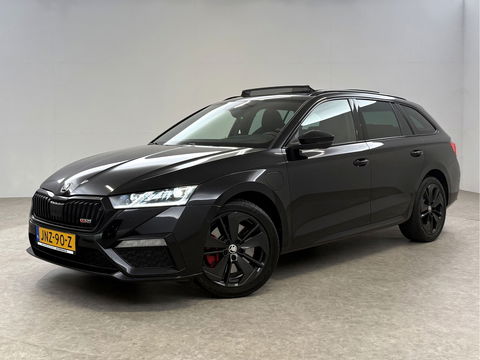 Škoda Octavia Combi VRS iV 1.4 eTsi 245PK | SOH 93% | Pano | HuD | Sfeer | Stoel/Stuur verw. | Virtual | Adap. Cruise | Carplay | Camera | Canton Audio