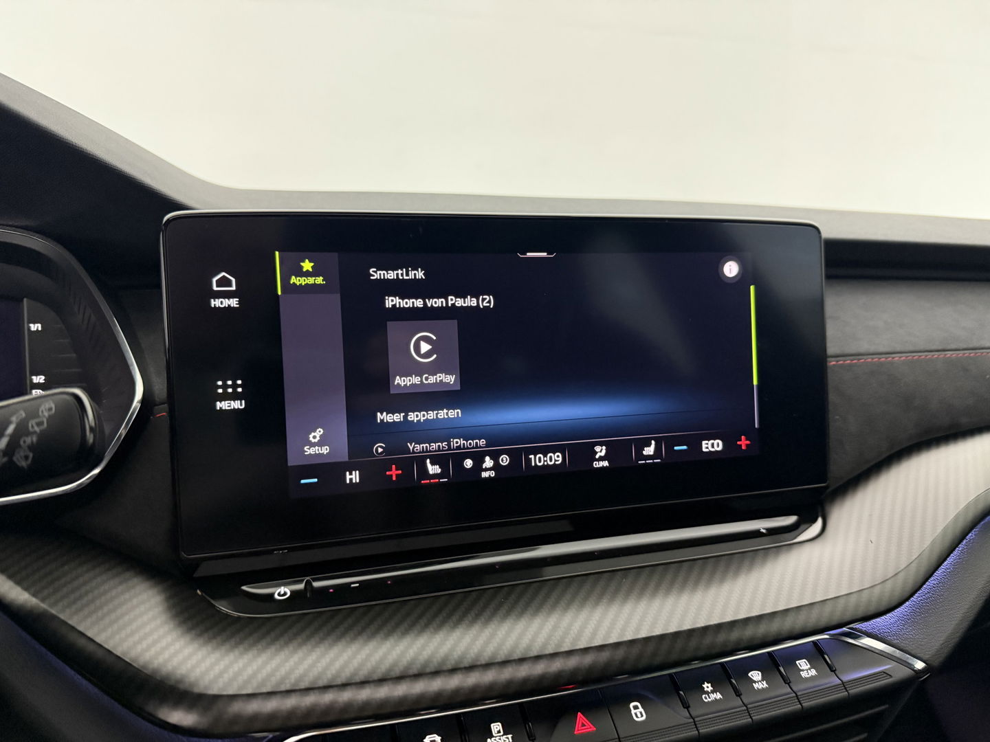 Škoda Octavia Combi VRS iV 1.4 eTsi 245PK | SOH 93% | Pano | HuD | Sfeer | Stoel/Stuur verw. | Virtual | Adap. Cruise | Carplay | Camera | Canton Audio