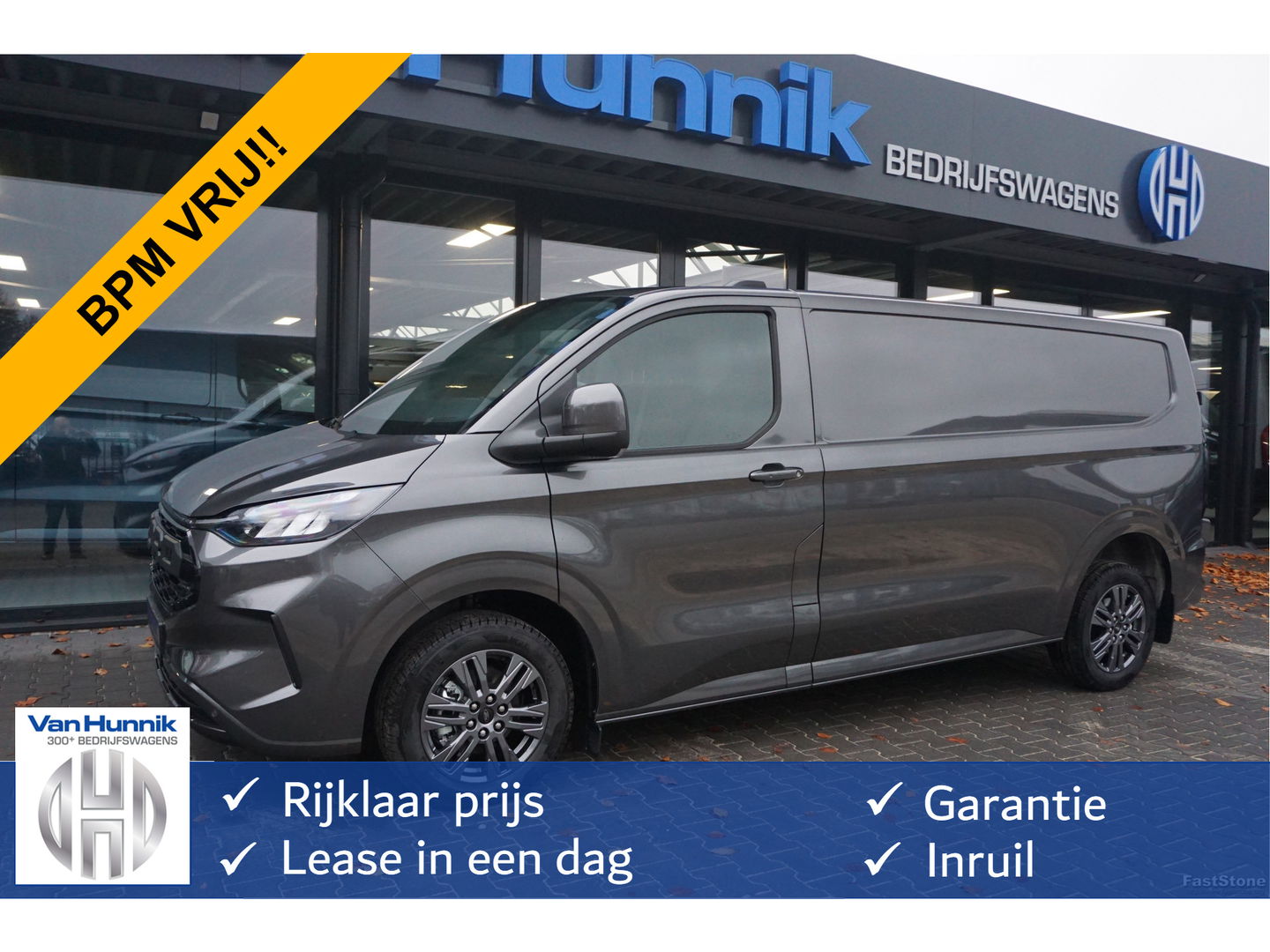 Ford Transit Custom 320L 170PK Aut. Limited BPM VRIJ!! 13" Navi, Adap. Cruise, Camera, 17" LM, LED!! NR. 498