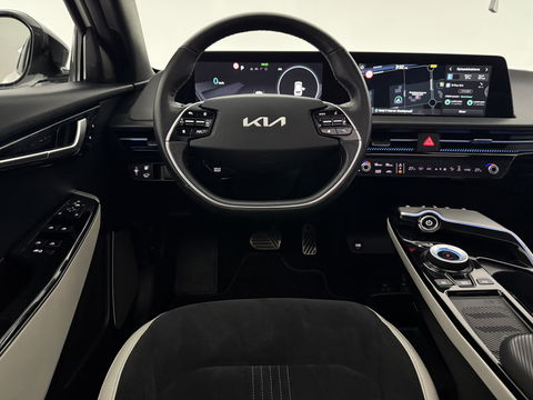 Kia Ev6 GT-Line 77 kWh Snelladen | SOH 96% | Meridian | Pano | Virtual | 360° | HUD | Stoel/Stuur verw. | Memory | Sfeer | Trekh. | Carplay