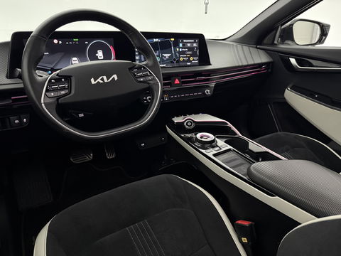 Kia Ev6 GT-Line 77 kWh Snelladen | SOH 96% | Meridian | Pano | Virtual | 360° | HUD | Stoel/Stuur verw. | Memory | Sfeer | Trekh. | Carplay