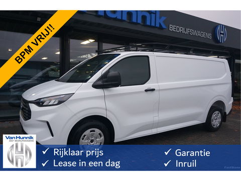 Ford Transit Custom 320L 136PK Trend BPM VRIJ!! Apple CP LED, Imperiaal, Betimmering, Trekhaak!! NR. 488