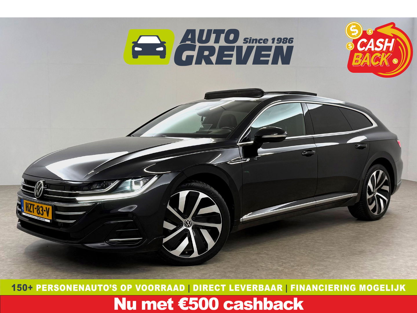 Volkswagen Arteon Shooting Brake 1.4 TSI eHybrid 293PK R-Line | Pano | Sfeer | HuD | Virtual | Trekh. | Massage | Carplay | Camera