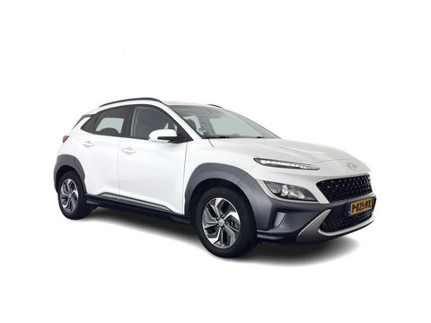 Hyundai KONA 1.6 GDI HEV Fashion (INCL-BTW) Aut. *NAVI-FULLMAP | DIGI-COCKPIT | FULL-LED | KEYLESS | CAMERA | HEAD-UP | SHIFT-PADDLES | DAB | COMFORT-SEATS | PRIVACY-GLASS | TOWBAR | 16 "ALU*