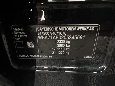 BMW X1 xDrive25e X-Line eDrive Edition AWD (Plug-In) (INCL-BTW) Aut * LUXURY-LEATHER | HEAD-UP | LEATHER-FABRIC | FULL-LED | NAVI-FULLMAP | HEATED-SPORTSEATS | AMBIENT-LIGHT |  ECC | PDC |  18''ALU*