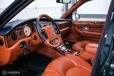 Bentley Arnage 4.5 V8 Green Label | First owner | Green over tan | Original dutch delivered | Mulsanne Green | Green Carpets | Service History