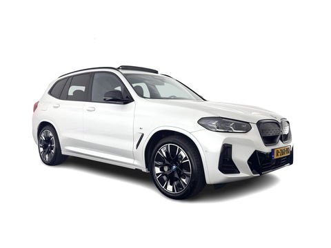 BMW iX3 M-Sportpack High Executive 80 kWh [3-Fase] {SOH-98%} (INCL-BTW) *PANO | LUXURY-LEATHER | HEAD-UP | ADAPTIVE-CRUISE | HEATED-SPORTSEATS | KEYLESS | SHIFT-PADDLES | AMBIENT-LIGHT | BLIND-SPOT | FULL-LED |  MEMORY-PACK | DIGI-COCKPIT | NAVI-FULLMA