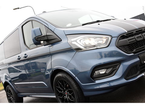 Ford Transit Custom 320 2.0 TDCI L1H1 Sport DC Adaptieve Cruise, Camera, Carplay, 170pk, 2 x Schuifdeur, Automaat, Sensoren, NAVI, Uniek!