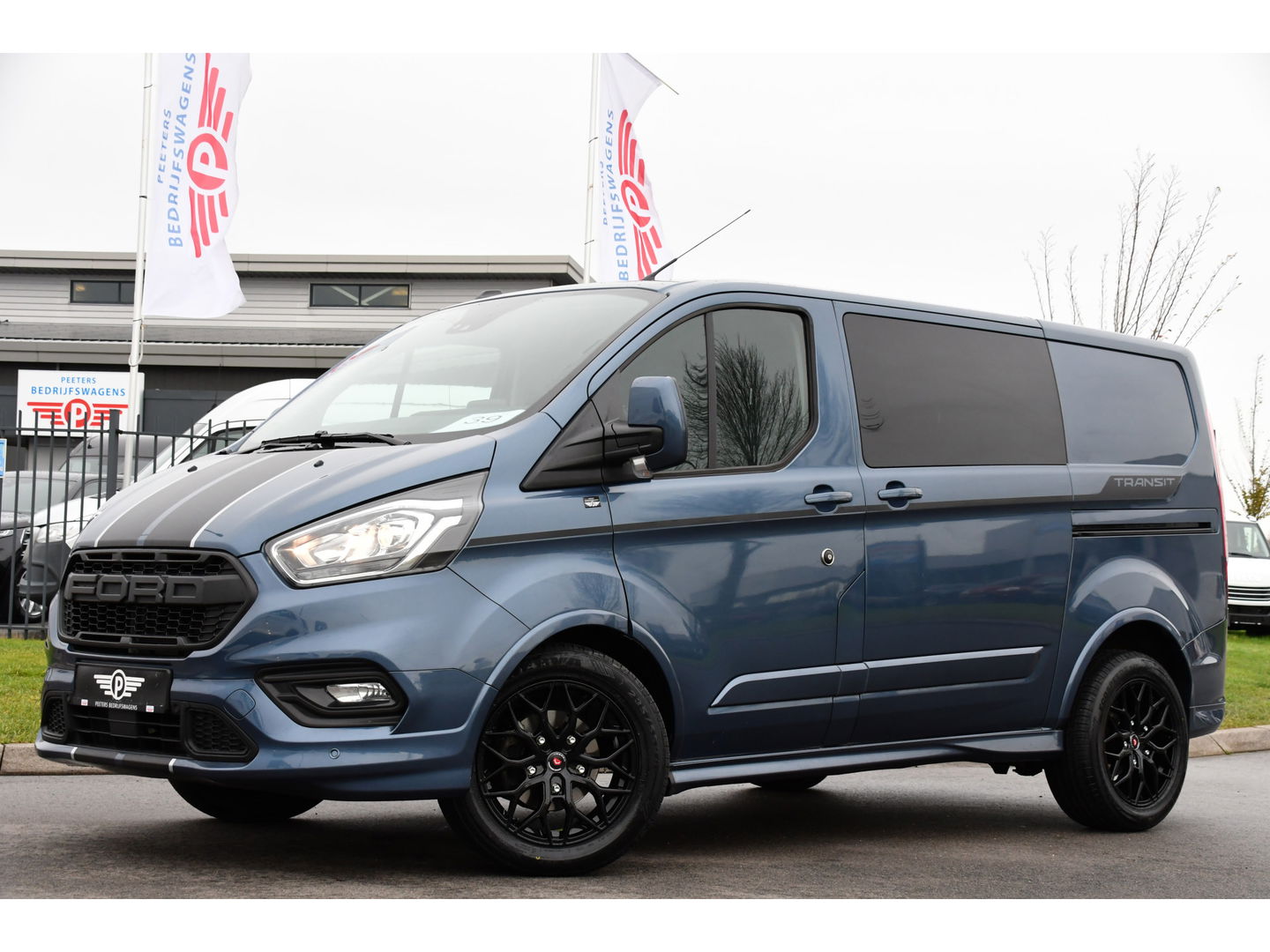 Ford Transit Custom 320 2.0 TDCI L1H1 Sport DC Adaptieve Cruise, Camera, Carplay, 170pk, 2 x Schuifdeur, Automaat, Sensoren, NAVI, Uniek!