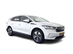 Škoda Enyaq iV 80 {SOH-90%} [ 3-Fase ] (INCL-BTW) *LEATHER-FABRIC | FULL-LED | DIGI-COCKPIT | CAMERA | KEYLESS | NAVI-FULLMAP | AMBIENT-LIGHT | ECC | HEATED-COMFORTSEATS | DAB+ | PDC | CRUISE | CARPLAY | TOWBAR | 19"ALU*