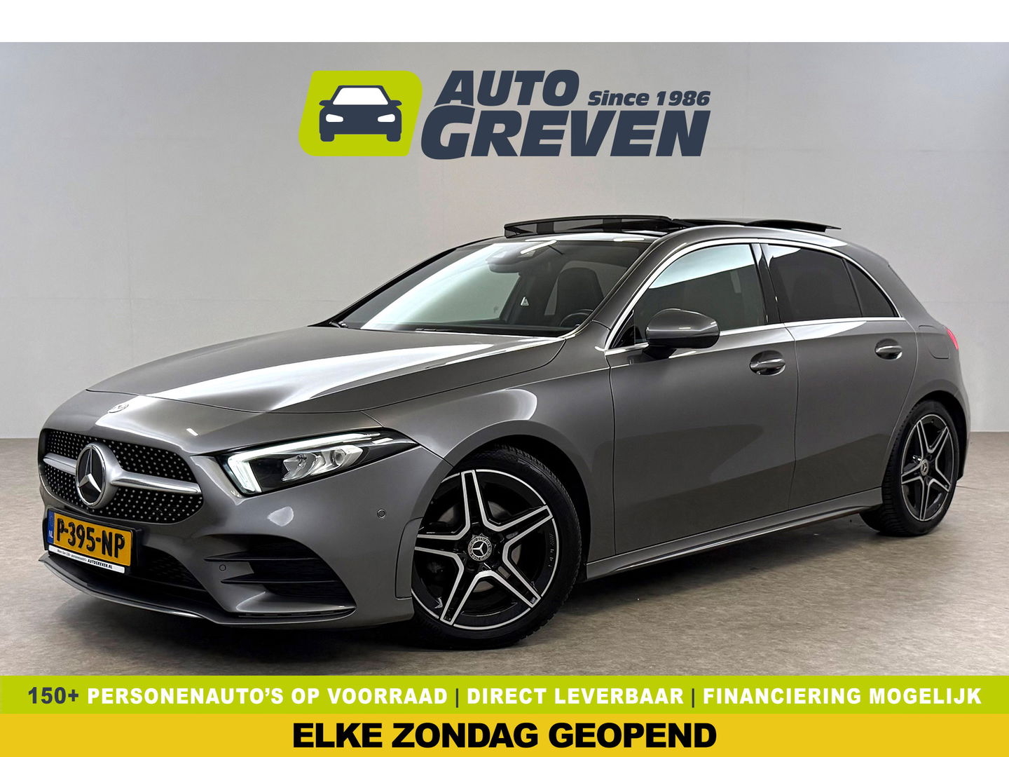 Mercedes-Benz A-Klasse 180 AMG | Pano | Sfeer | Virtual | Stoelverw. | Carplay | Cruise | Parkeersens.