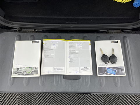 Smart Fortwo cabrio Electric drive Brabus Black-Edition 18 kWh {SOH-99%} Aut. *NAVI-FULLMAP | LEATHER | AIRCO | HEATED-SPORTSEATS | CRUISE | SHIFT-PADDLES  | AIRSCARF | 16'' ALU*