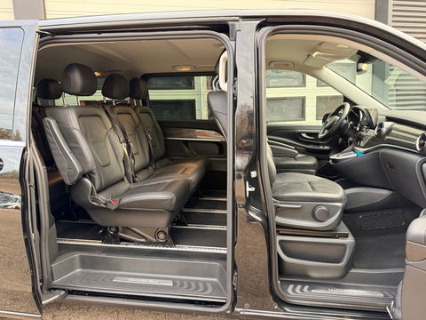 Mercedes-Benz EQV 300 90kWh SoH 95 % L3 Extra Lang - TAXI Pakket - 8 Zits - Leder - elc. Schuif
