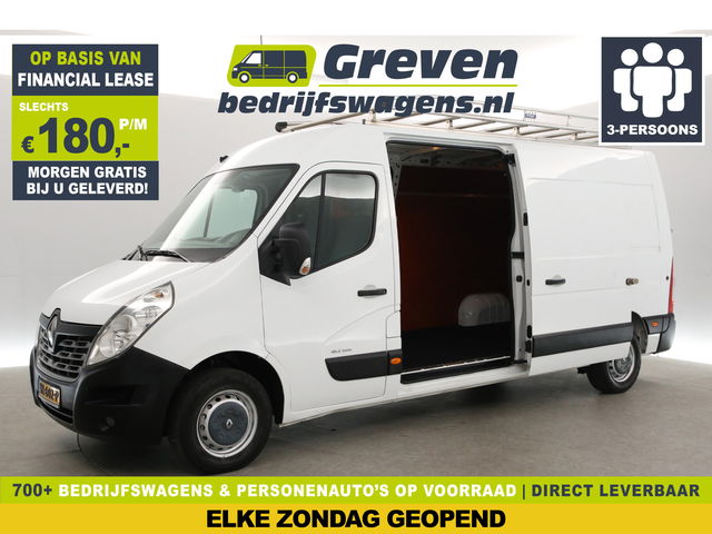 Renault Master - T35 2.3 dCi L3H2 | Airco | Cruise | Navi | 3-Zits | Imperiaal | 2xSchuifdeur