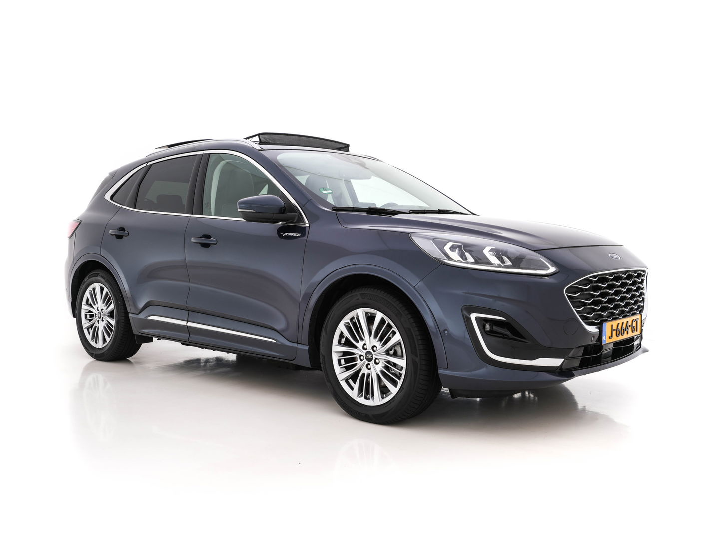 Ford Kuga 2.5 PHEV Vignale (Plug-In) (INCL-BTW) Aut. *PANO | LUXURY-LEATHER | DIGI-COCKPIT | FULL-LED | BANG/OLUFSEN-AUDIO |  HEAD-UP | KEYLESS | DAB | CARPLAY | NAVI-FULLMAP | MEMORY-PACK | HEATED-COMFORTSEATS | LANE-ASSIST | .