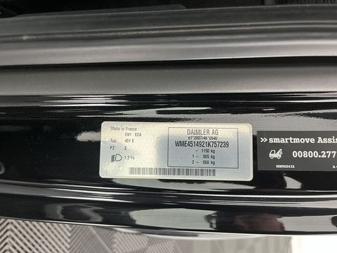 Smart Fortwo cabrio Electric drive Brabus Black-Edition 18 kWh {SOH-99%} Aut. *NAVI-FULLMAP | LEATHER | AIRCO | HEATED-SPORTSEATS | CRUISE | SHIFT-PADDLES  | AIRSCARF | 16'' ALU*