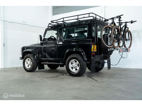 Land Rover Defender 90 SW geel kenteken