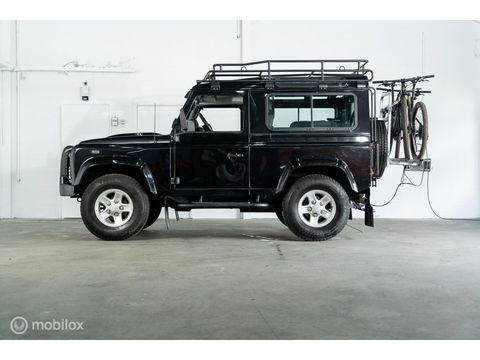 Land Rover Defender 90 SW geel kenteken
