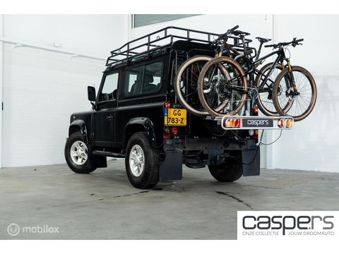 Land Rover Defender 90 SW geel kenteken