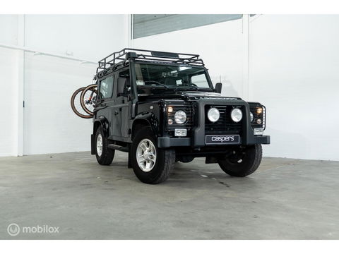 Land Rover Defender 90 SW geel kenteken