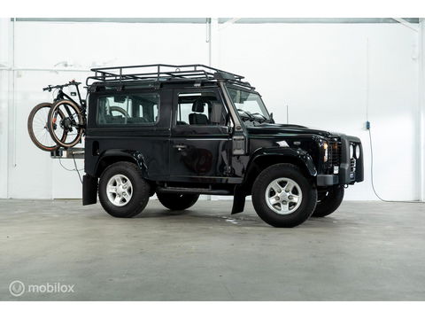 Land Rover Defender 90 SW geel kenteken