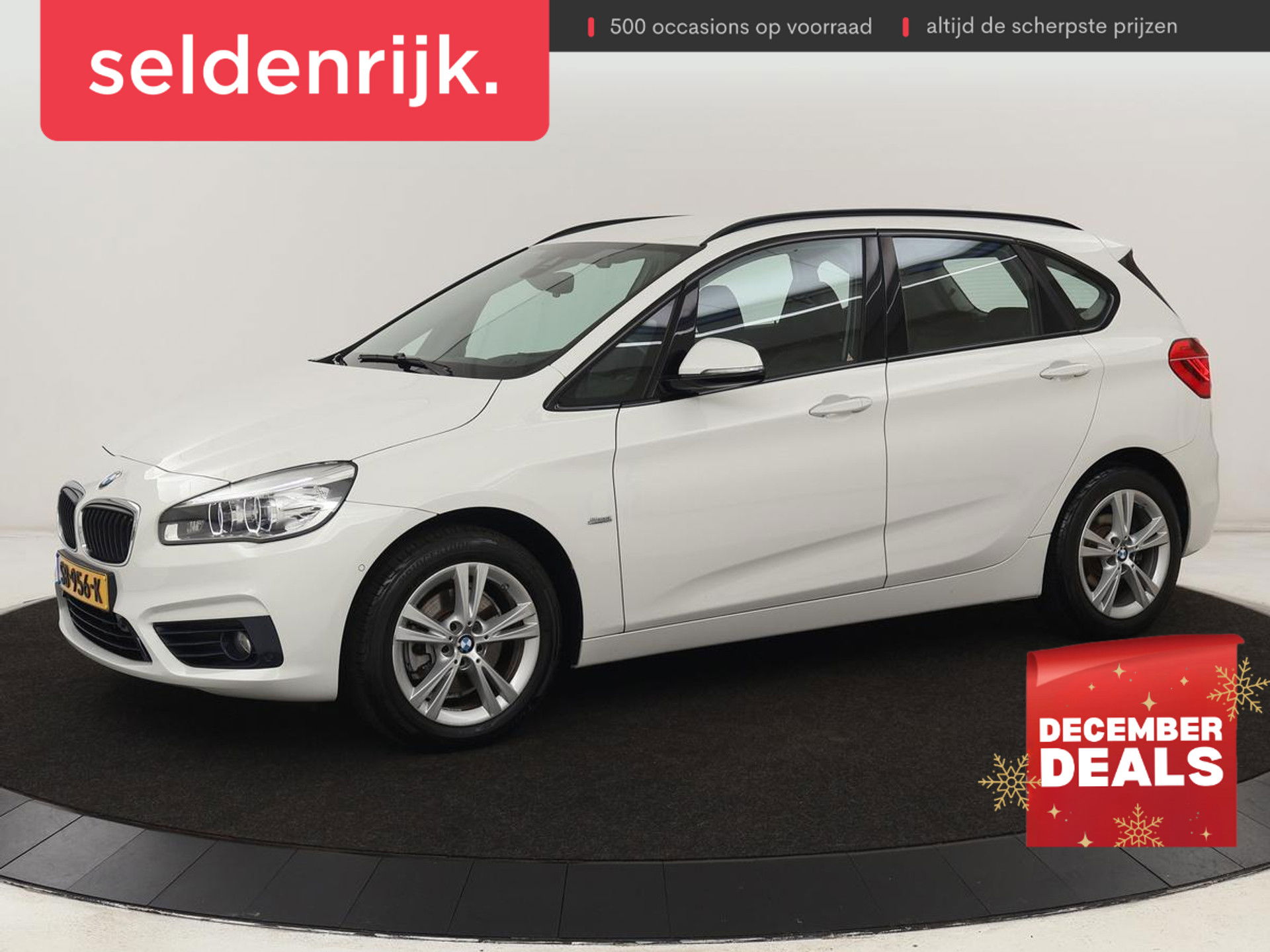 BMW 2 Serie Active Tourer 220i High Executive | Trekhaak | Head-up display | Cruise Control | lederen bekleding | LED koplampen | Navigatie | Stoelverwarming | LMV 17 |