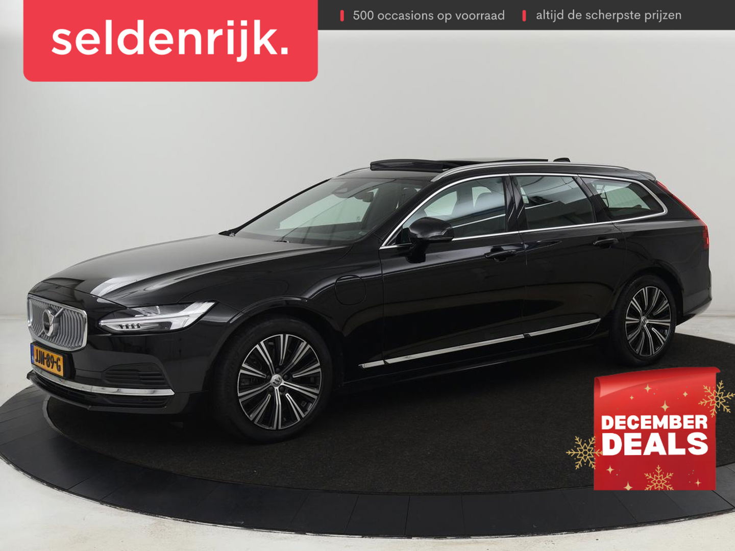 Volvo V90 2.0 T6 AWD Recharge Inscription | Panoramadak | Leder | Stoel & stuurverwarming | Trekhaak | Camera | Navigatie | Adaptive cruise | Full LED | PHEV | Plug In