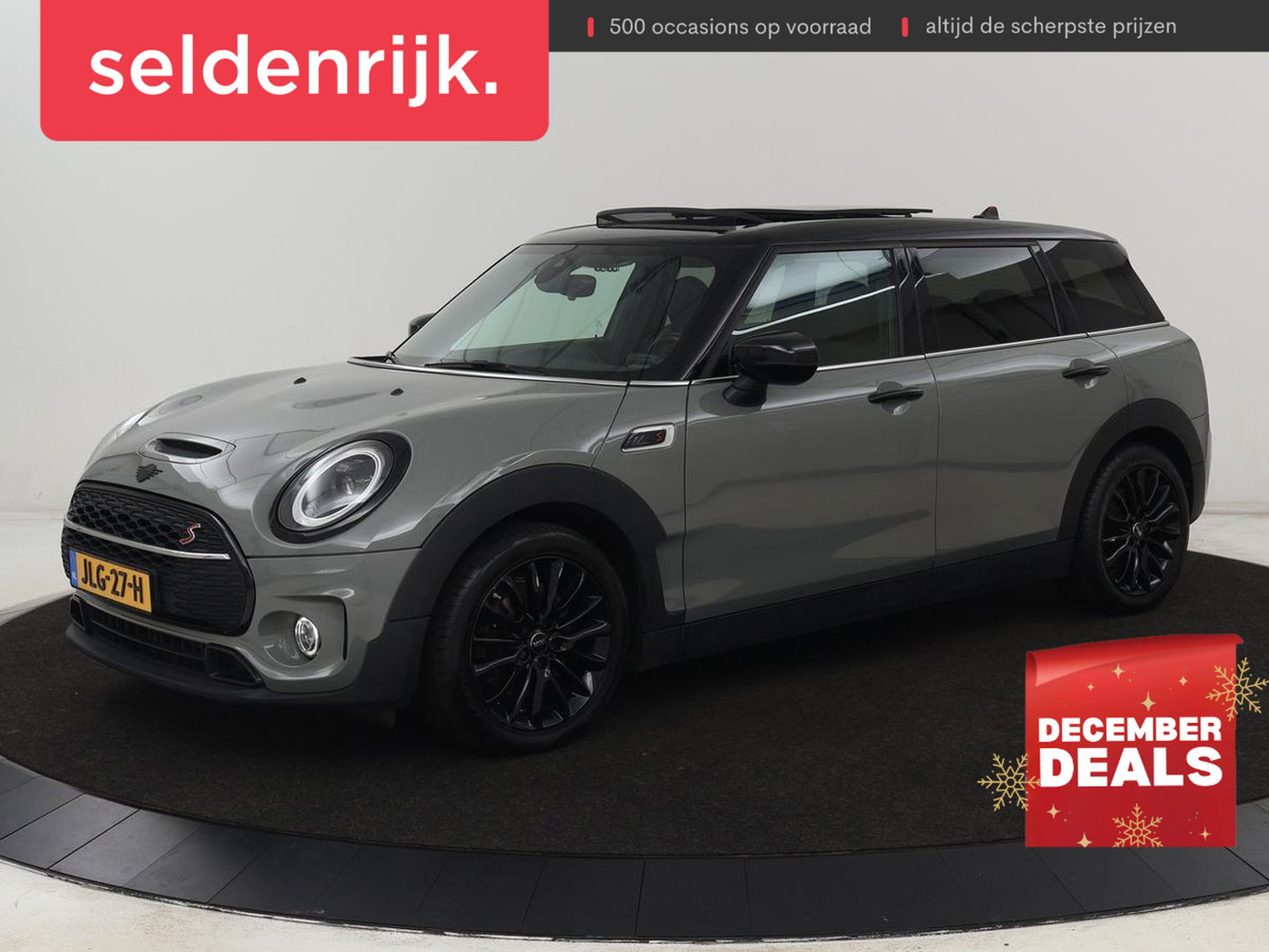 MINI Clubman 2.0 Cooper S | 192pk | Panoramadak | Leder | Trekhaak | Carplay | Navigatie | Parkeerhulp | Full LED | Verwarmde voorruit | Getint glas