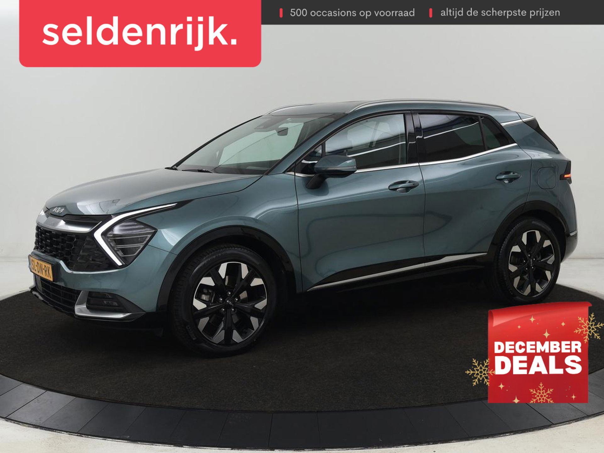 Kia Sportage 1.6 T-GDI Plug-in Hybrid AWD DynamicPlusLine | Stoel & stuurverwarming | Half leder | Camera | Carplay | Adaptive cruise | 19'' | Navigatie | Achterbankverwarming | PHEV